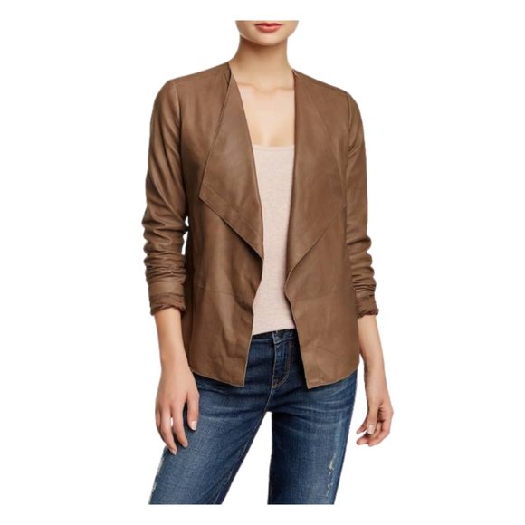 Brand New Vince Genuine Leather Jacket - Size S - Picture 1 of 5